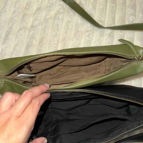 Green and Black Crossbody Bags - Picture 3 of 5